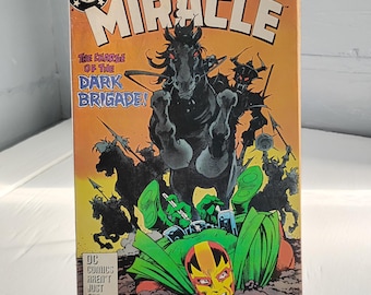 Vintage 80s Mister Miracle Comic Book: The Charge of the Dark Brigade, DC Comics, RhymeswithDaughter