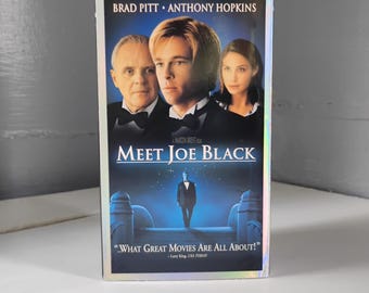 VHS Movie, Video Tape, Meet Joe Black, Special Edition, Collectable, RhymeswithDaughter