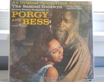 Porgy and Bess Vinyl Record Original 1959 Movie Soundtrack LP Columbia Masterworks Gershwin Samuel Goldwyn Mid Century Vintage Records