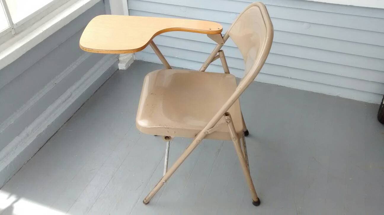 Vintage Desk Chair Student Desk Writing Desk Lap Top Desk Portable