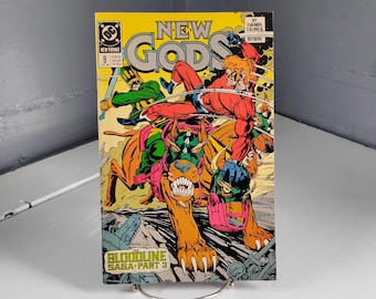 80s, Comic Book, New Gods, Bloodline, Saga, Part 3, 1989, DC Comics, RhymeswithDaughter