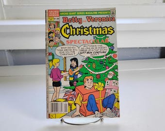 Archie Giant Series Magazine, Number 618, January 1991, Betty and Veronica, Christmas Spectacular, Comic, RhymeswithDaughter