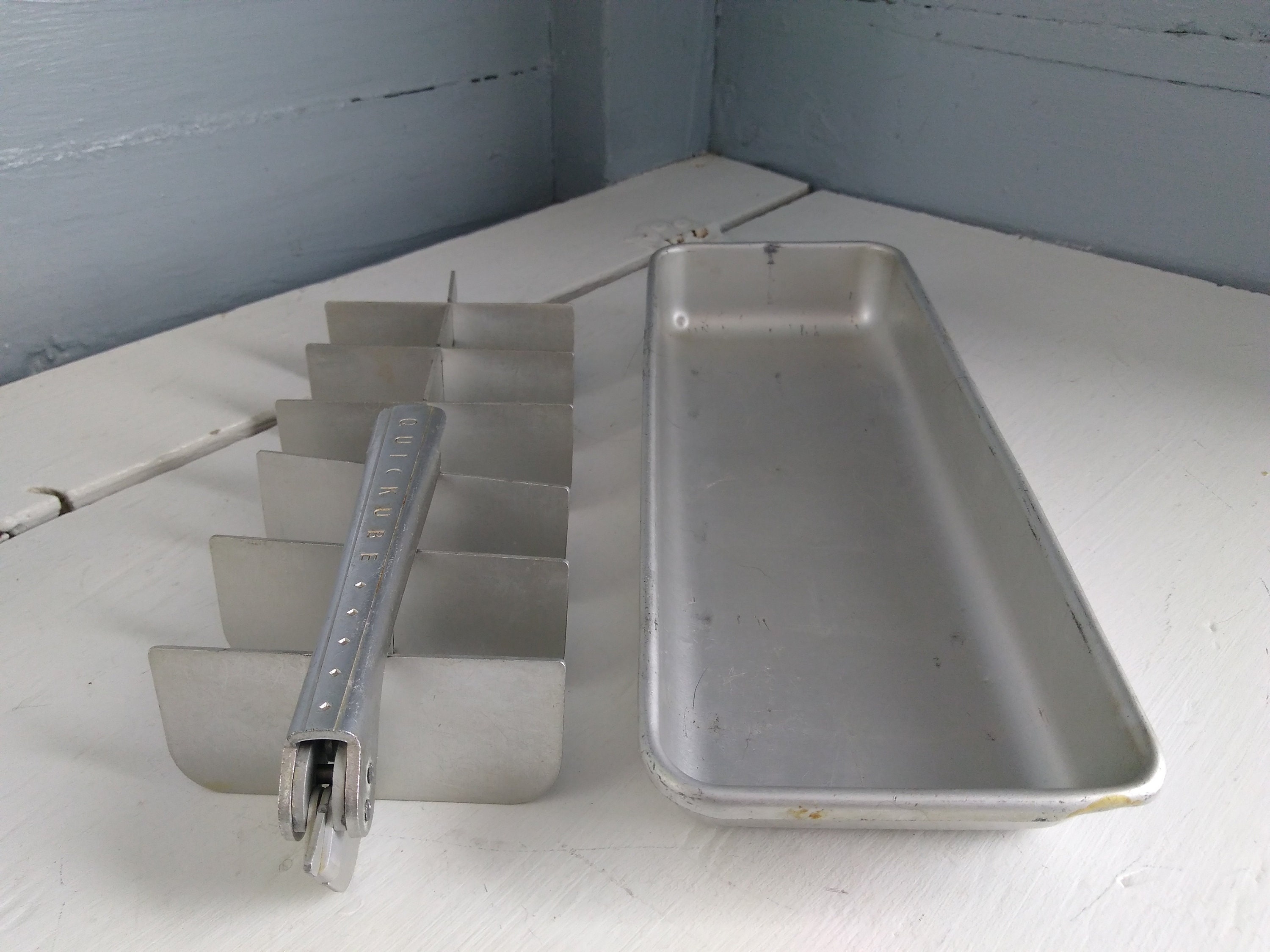 Assortment Vintage Frigidaire Quickube GE Ice Cube Tray Aluminum
