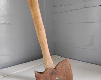 Vintage Carpenters Hatchet Hand Tool Scary Halloween Decor Photo Prop RhymeswithDaughter