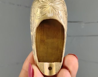 Pretty Vintage Brass Shoe Incense Burner Nursery Decor Baby Shower Decor Home Decor Childrens Bookshelf Decor Art RhymeswithDaughter