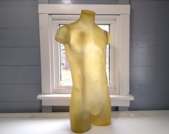 Featured listing image: Vintage Male Mannequin Torso: Large Resin Industrial Decor, RhymeswithDaughter