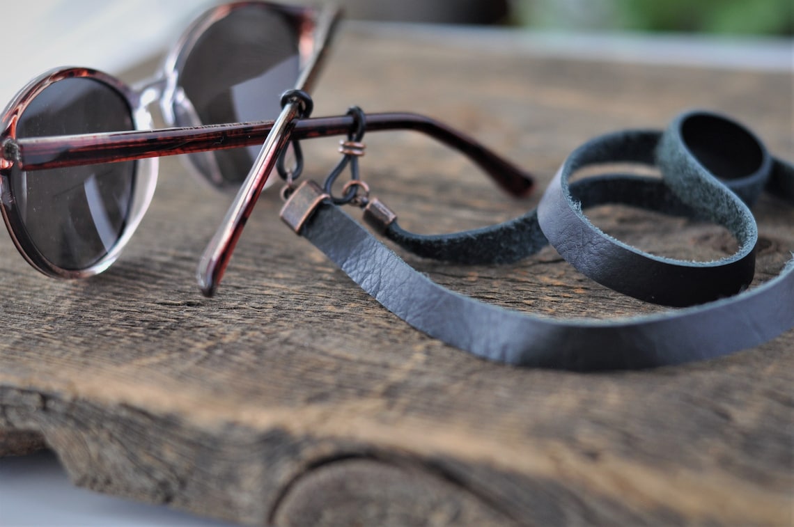 Leather Glasses Leash Sunglasses Chain Glasses Holder Etsy