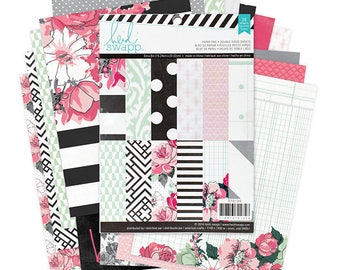 032-Hello beautiful - 6 x 8 "paper pad - Heidi Swapp