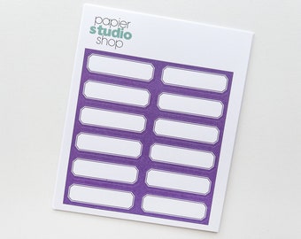 195 - Labelsticker - Purple