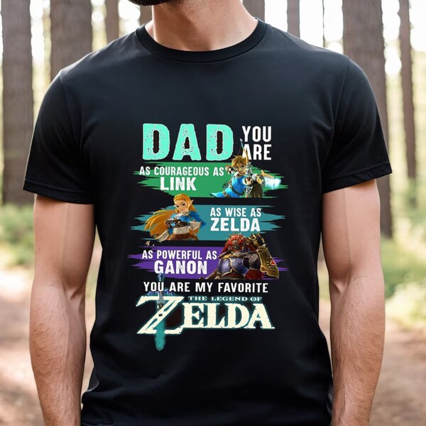 Daddy You Are The Legend Of Dad Shirt, Zelda Dad Father's Day T-shirts, Gaming inspired Legend ZELDA, Baby Shower Gift, Gift For Dad