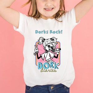 Children's Book Shirt, Reading Month, Dork Diaries Kids Book Day 2024 T-Shirt, Back To School Gift, Children's Book Day Gifts, Book Lover image 2