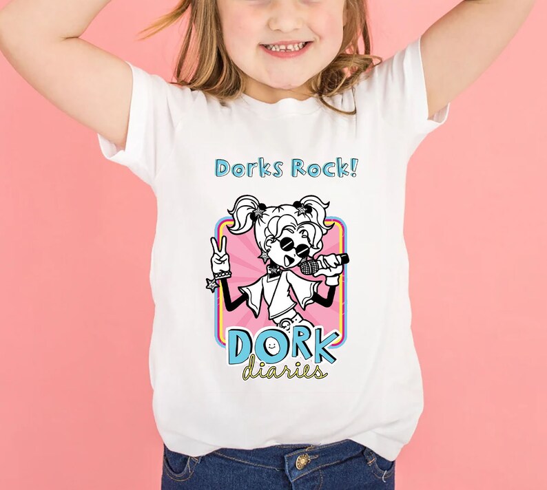 Children's Book Shirt, Reading Month, Dork Diaries Kids Book Day 2024 T-Shirt, Back To School Gift, Children's Book Day Gifts, Book Lover image 2