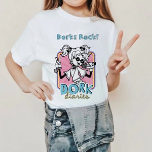 Children's Book Shirt, Reading Month, Dork Diaries Kids Book Day 2024 T-Shirt, Back To School Gift, Children's Book Day Gifts, Book Lover image 1