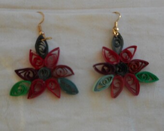 Quilled Flower Earrings