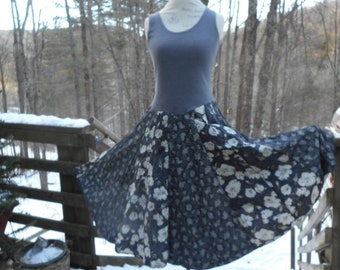 Fun Swirly Up-cycled Dancing Dress