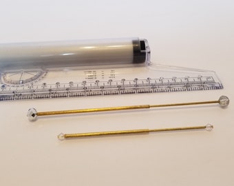 CUTICATE 2Pcs Dollhouse Metal Curtain Rods with Single Turns and Screws for 1:12 Scale Miniature Accessory