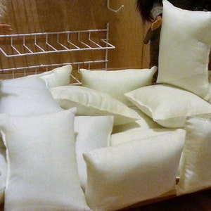 Doll Bedding, Handmade, Bedding for 1:6 Scale Pillows, Doll Bed Pillows, Doll House Accessory