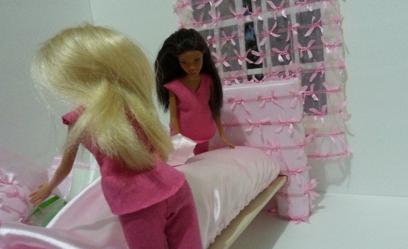 barbie doll bed sheet