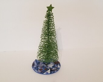 Miniature Tree Skirt,  Reversible Christmas Tree Skirt, Holiday Decoration