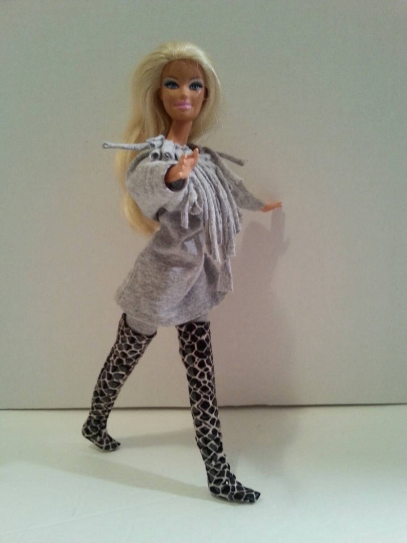 barbie thigh high boots