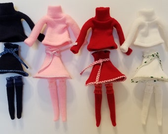 LIGHT PINK SWEATER set fits Regular and Fuller Figure Curvy Fashion Doll