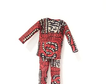 Ethnic Outfit for Male Doll, 2 pc,