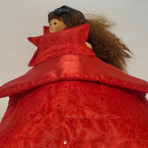 Christmas Doll Blanket, Great for Fashion Dolls and other doll beds