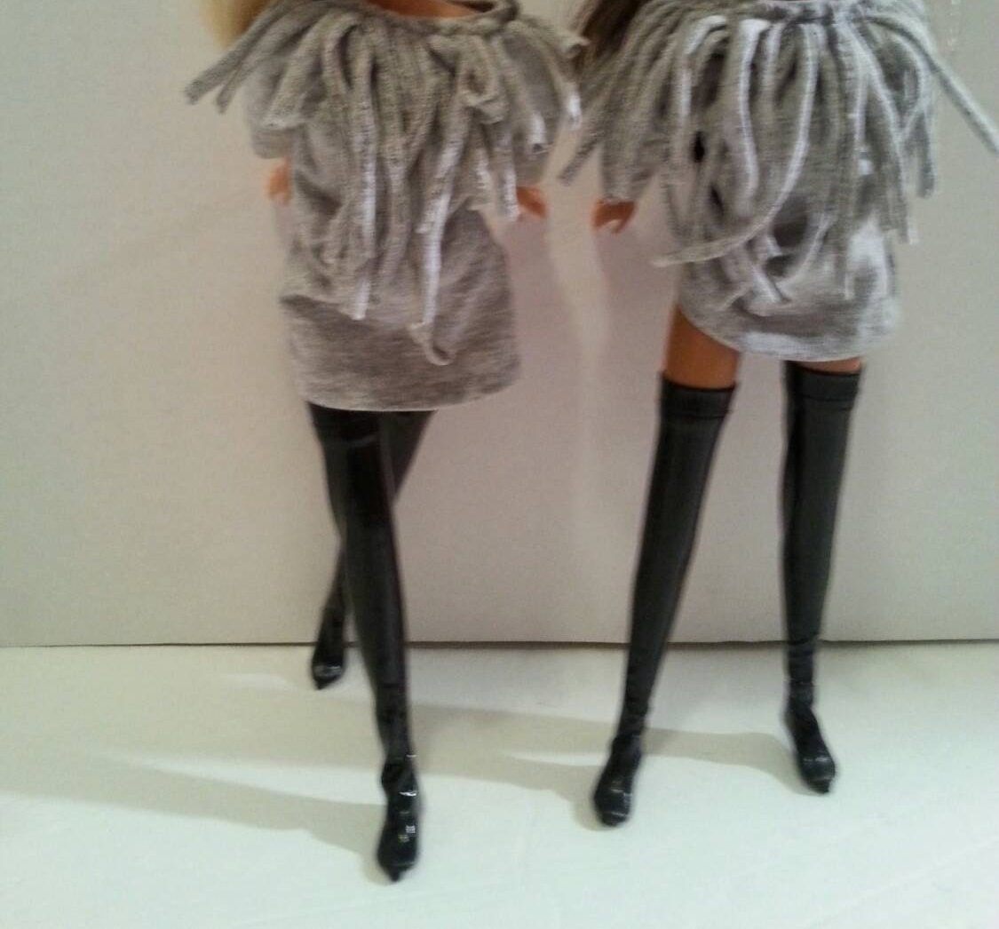 Barbie thigh high boots best sale