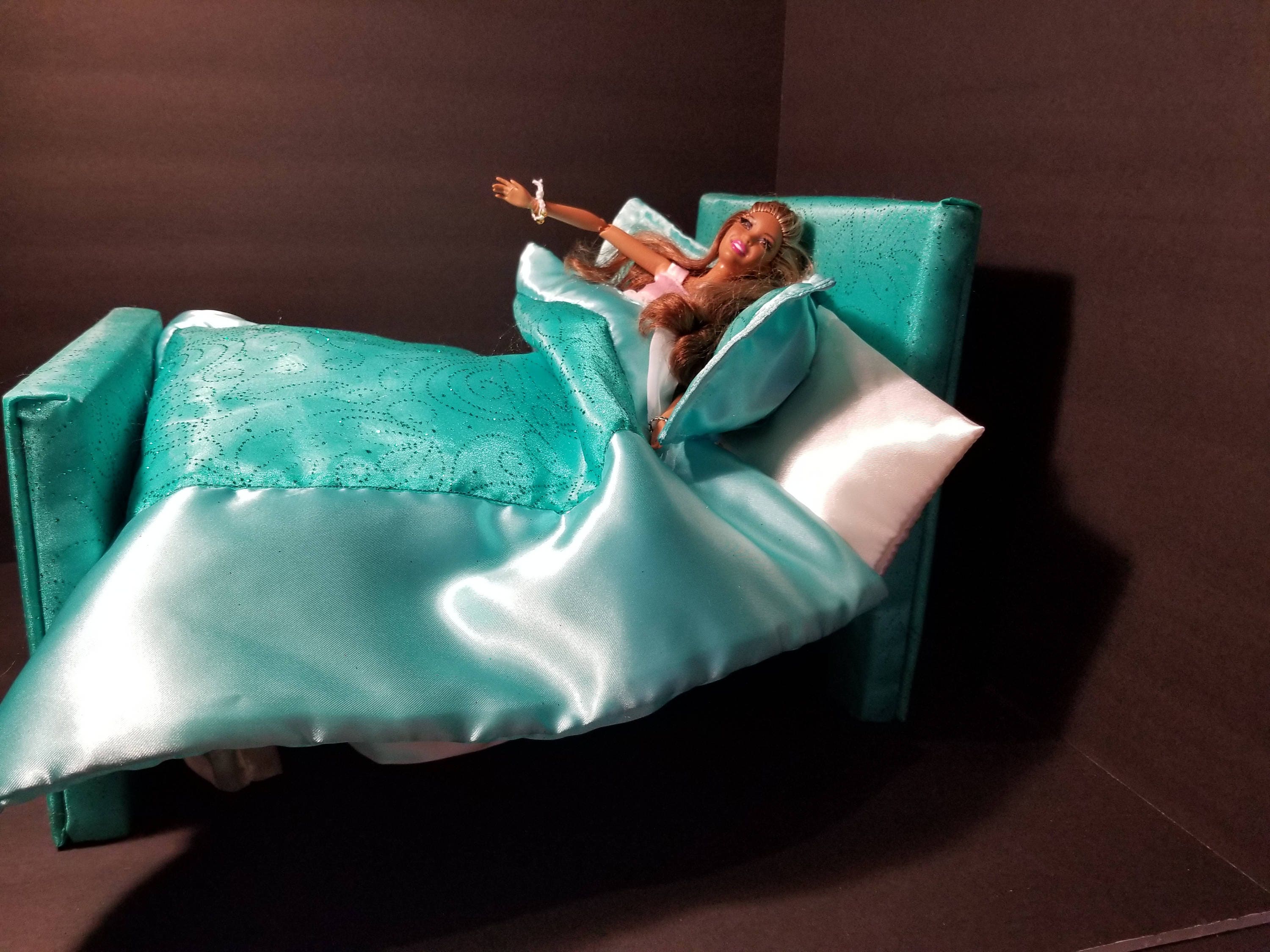 Barbie Luxurious Bed Barbie Furniture Oversized Doll Bed Etsy