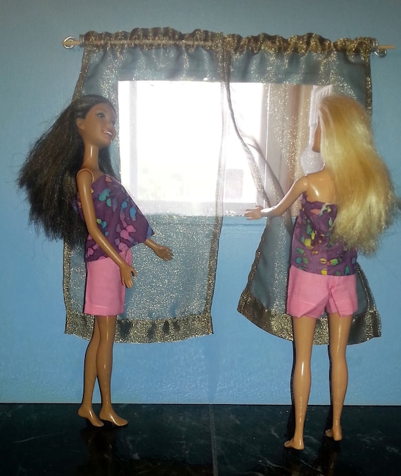 barbie doll curtains