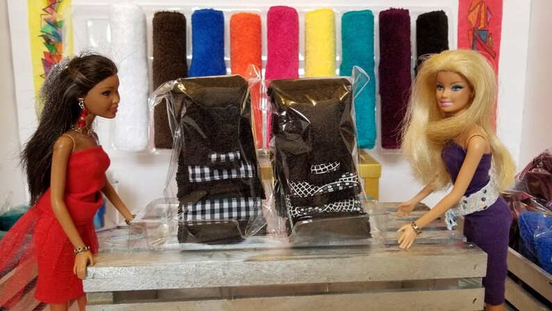 barbie towel set