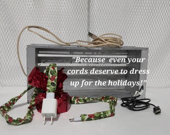 Kordelabdeckungen, dekorative Weihnachtskordelabdeckung zum Verkleiden Ihrer Messin