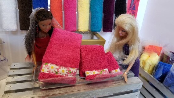 barbie doll towel