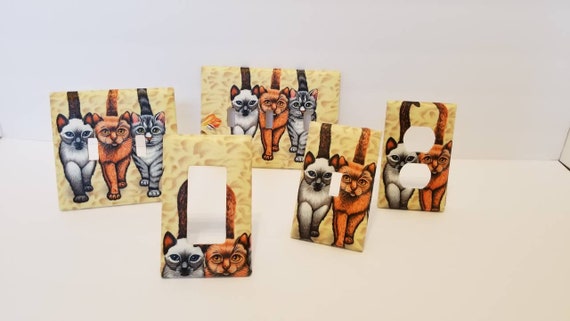 FRENCH BULLDOG HOME WALL DECOR DOUBLE LIGHT SWITCH PLATE