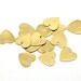 Heart Stamping Blanks Small Brass Metal Hand stamping blanks jewelry stamping Blank metal tags Disc for stamping Stamping supplies Wholesale