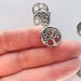 Small Silver Tree of life Charms, Tree Pendants Wish tree, Family tree charm, jewelry making supplies, wholesale, craft supplies 18x15mm
