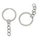 Silver Key chain rings Split rings/Key rings Wholesale/Bulk/BLanks DIY keychain supply Supplies Hardware/findings/metal key ring Small Round
