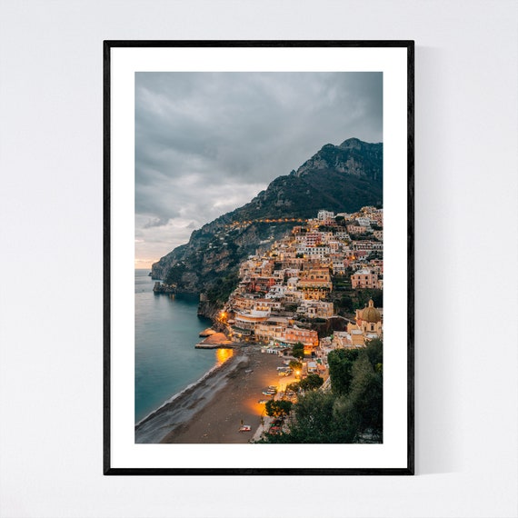 Italian Wall Art Italy Print Photography Amalfi Coast Coastal Prints Beach Canvas