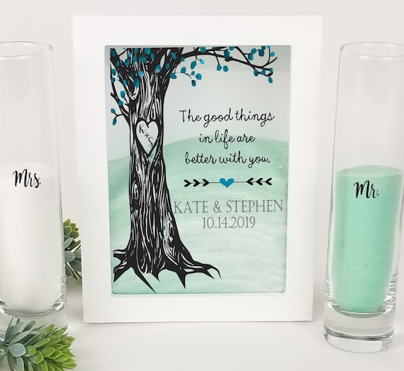 Sand Ceremony Set for Wedding, Sand Included in Your Choice of