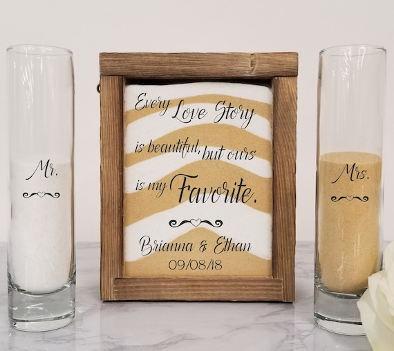 Rustic Unity Sand Ceremony Set Shadow Box Unity Candle Alternative for Barn Wedding Rustic Wedding Country Wedding or Woodlands Wedding Etsy
