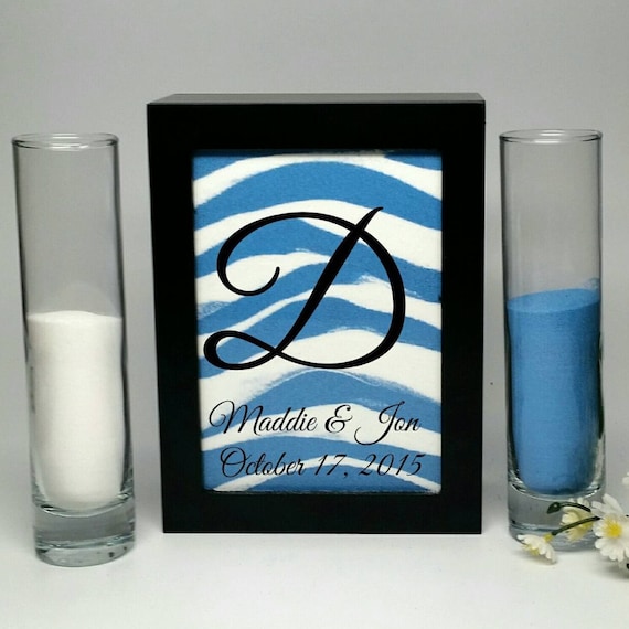 personalized unity sand ceremony shadow box