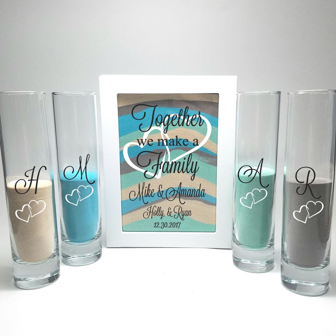 Blended family sand ceremony sets deals