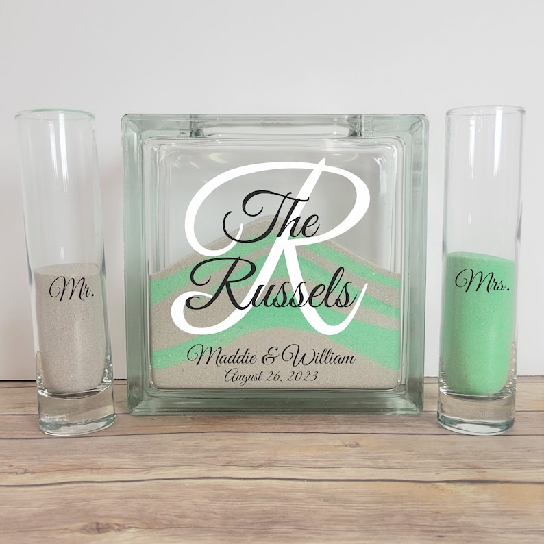 Unity Sand Ceremony Kit Unity Candle Alternative Sand Set Etsy