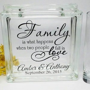 Blended Family Wedding Sand Ceremony, Unity Sand Set, Unity Sand Ceremony Set, Personalized, Beach Wedding Decor, Unity Candle Alternative