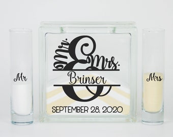 Sand Ceremony Set, Unity Sand Vase, Blended Wedding, Wedding Sand, Unity Candle Alternative, Sand Ceremony Kit, Simple wedding