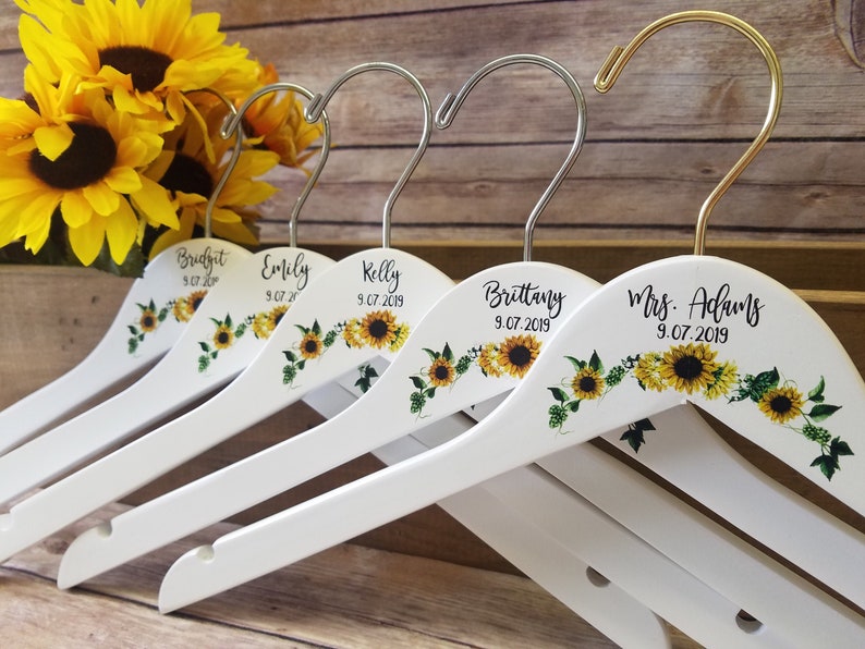 Personalized Wedding Hanger Bride Hanger Bridesmaid Gift image 0