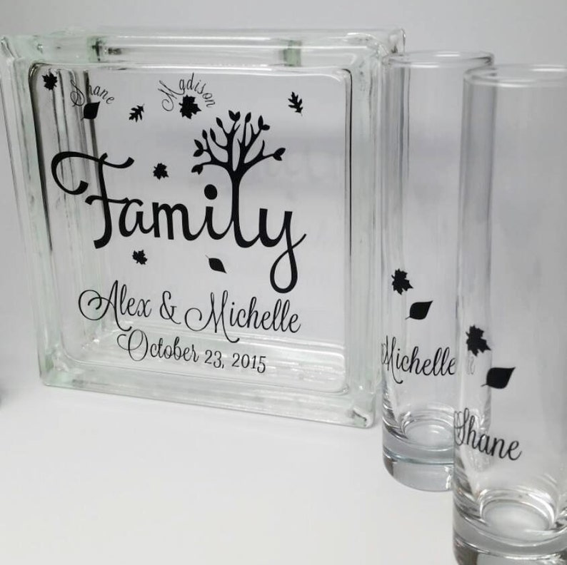 Blended Family Sand Set Unity Candle Alternative Sand Etsy