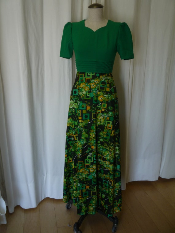 Emerald Green Maxi-Dress