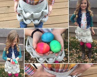 Egg-cellent Child Size Apron ***CROCHET PATTERN***