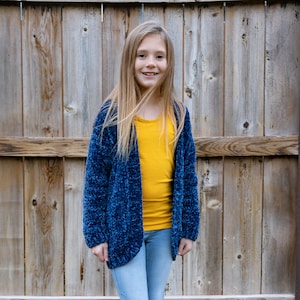 Velvet Cardi for Kids ***CROCHET PATTERN***